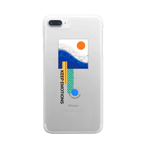 KEEP EMOTIONS 4.1 Clear Smartphone Case