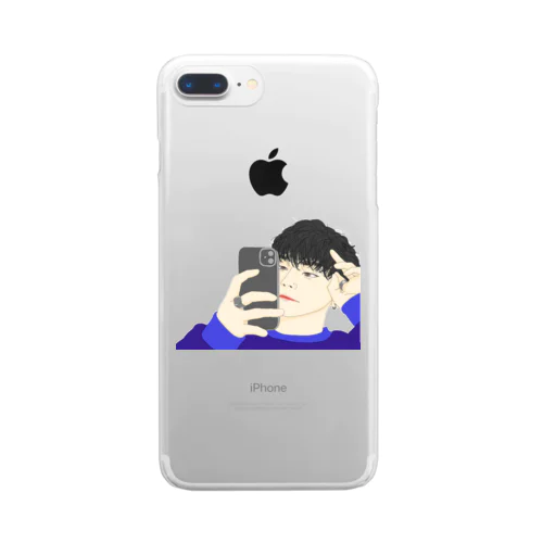 Korean boy Clear Smartphone Case