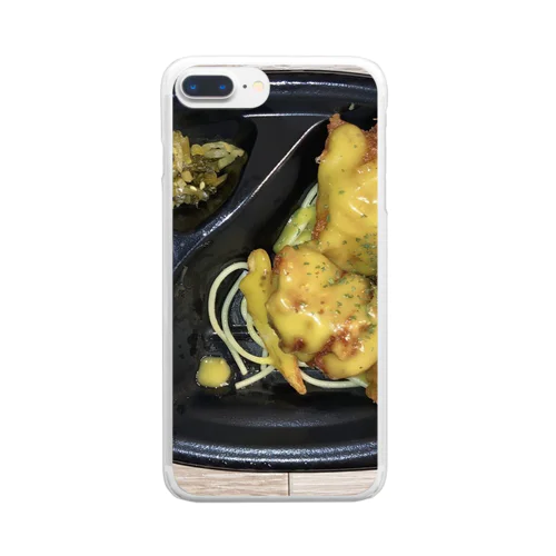 夜ご飯 Clear Smartphone Case