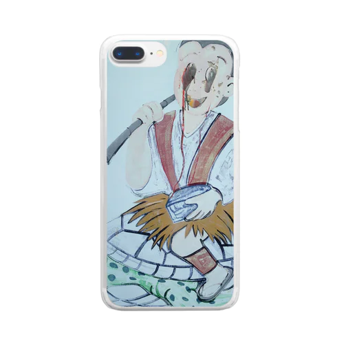 浦ちゃん Clear Smartphone Case