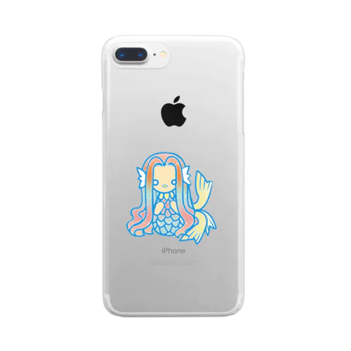 ファンシーなアマビエ Clear Smartphone Case