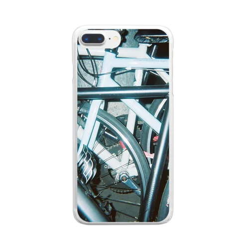 かさなってよりかかった Clear Smartphone Case