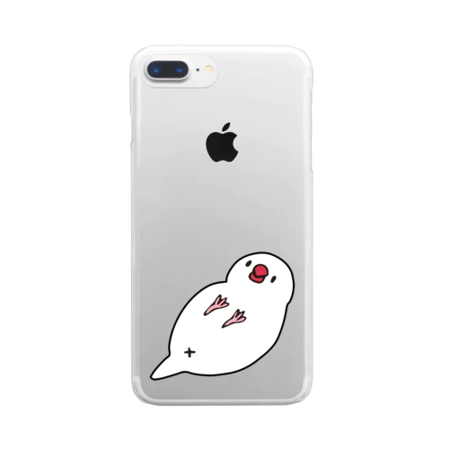 にぎころ文鳥 Clear Smartphone Case