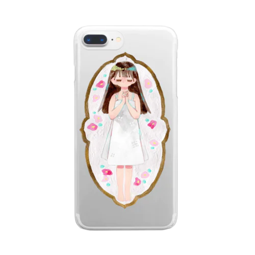 ねむりひめ Clear Smartphone Case