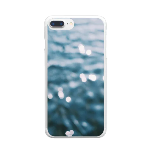 きらりと光る鎌倉の海 Clear Smartphone Case