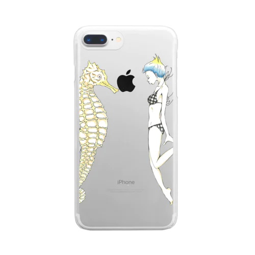 御辞儀 Clear Smartphone Case