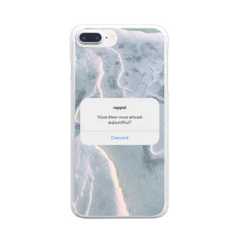 【3個限定】2021 feeling ss Clear Smartphone Case