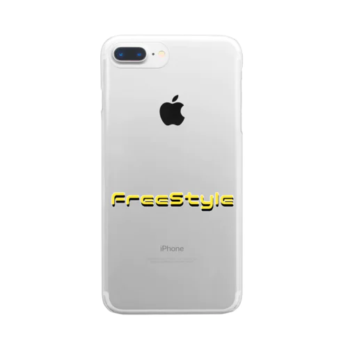 Free Style ロゴ Clear Smartphone Case