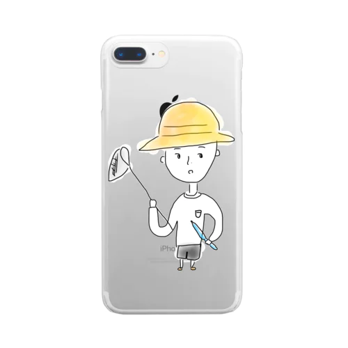 ぼくの春休みとチューペット Clear Smartphone Case