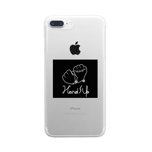 Hands Up-type2- Clear Smartphone Case
