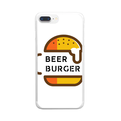 バーガーシリーズ Clear Smartphone Case