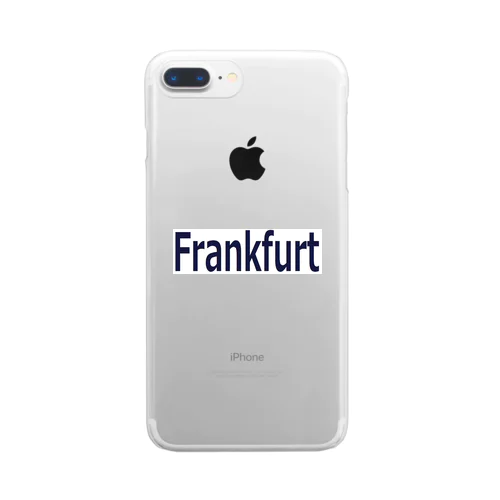 フランクフルト　Frankfurt クリアスマホケース