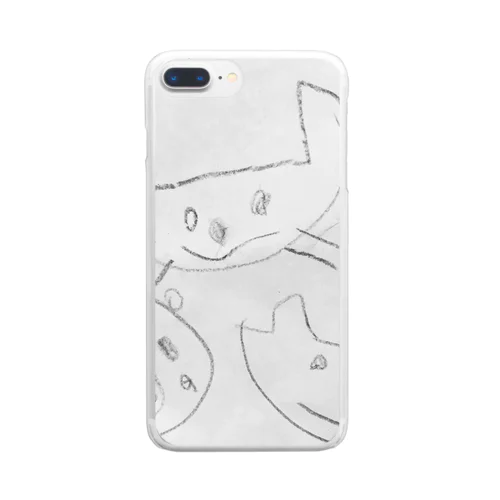 うさぎくまいぬ Clear Smartphone Case