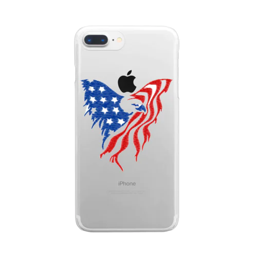 American Bald Eagle Clear Smartphone Case