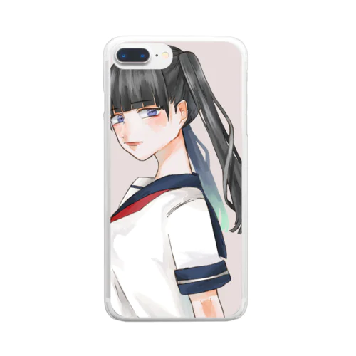 せいふくちゃん Clear Smartphone Case