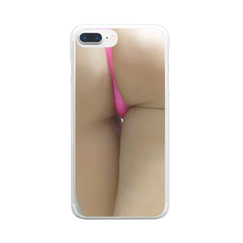 ピンク色のぴの Clear Smartphone Case
