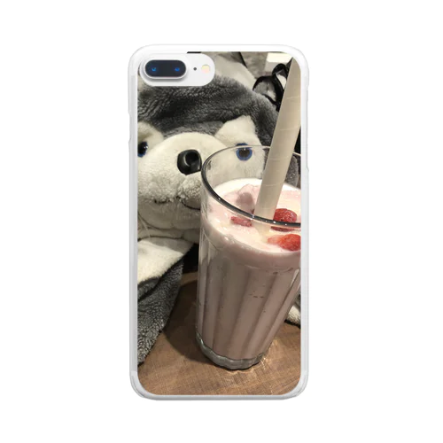 ビスはん Clear Smartphone Case