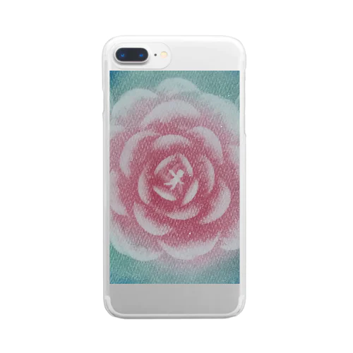 薔薇と天使 Clear Smartphone Case