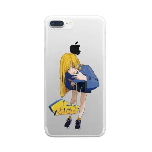 MZRyellow Clear Smartphone Case