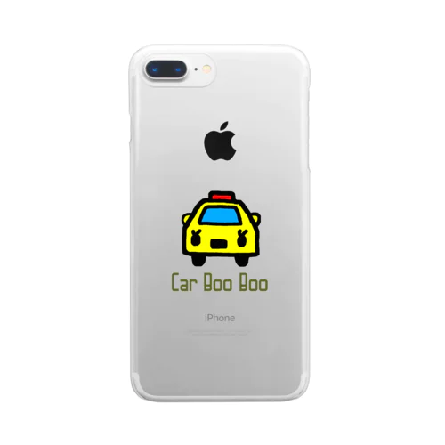 車ブーブー Clear Smartphone Case