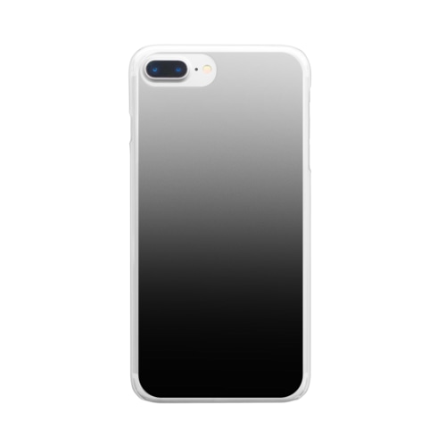 グラデーション  Expressionless Space Clear Smartphone Case