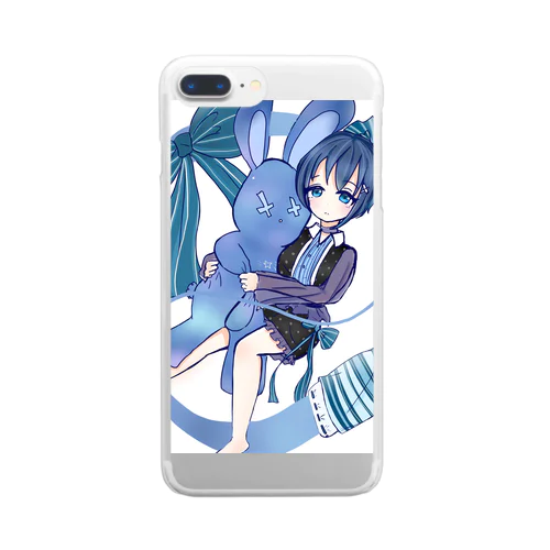 うさぎと女の子 Clear Smartphone Case