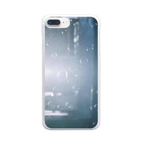 光とシャボン Clear Smartphone Case