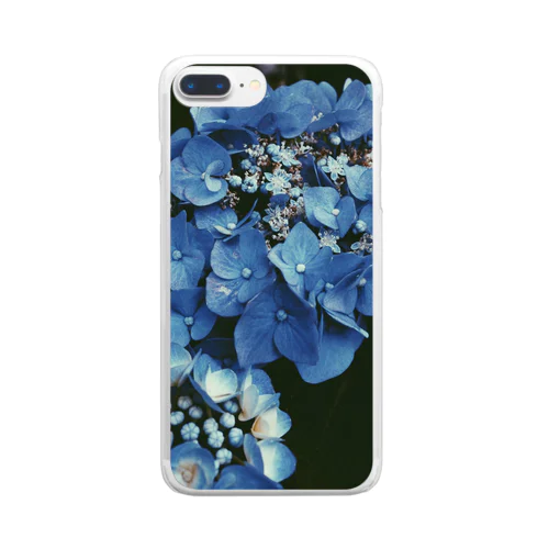 紫陽花 Clear Smartphone Case