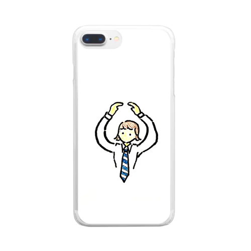 おっけー Clear Smartphone Case