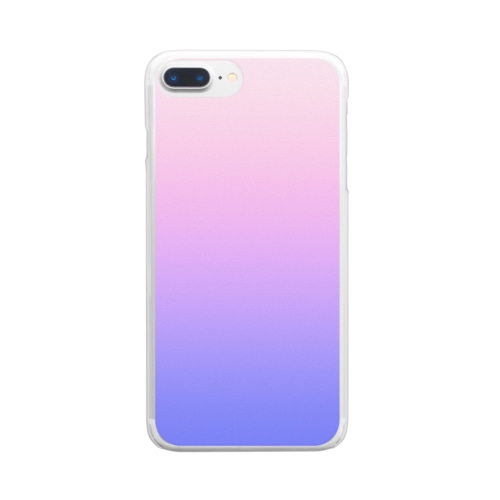 グラデーション Unicorn Cousin Clear Smartphone Case