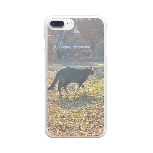 エモい猫 Clear Smartphone Case