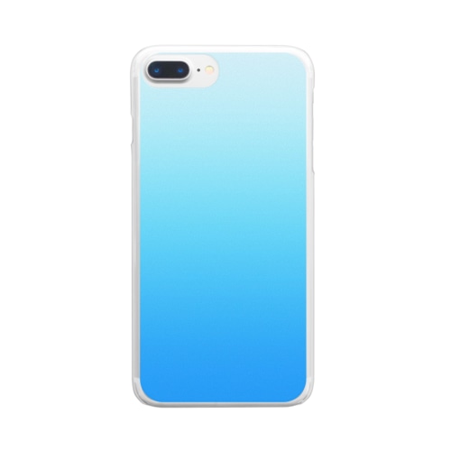 グラデーション Sky Sea Fresh Clear Smartphone Case