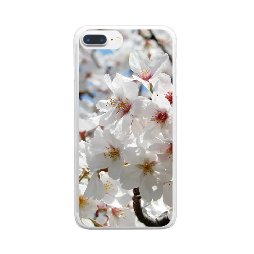 cherryblossoms1_aR Clear Smartphone Case