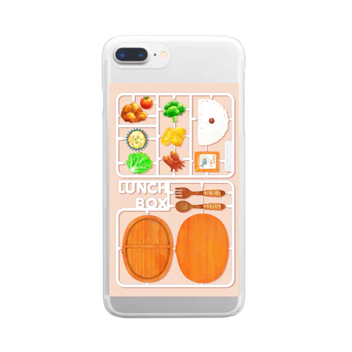 お弁当製作キット Clear Smartphone Case