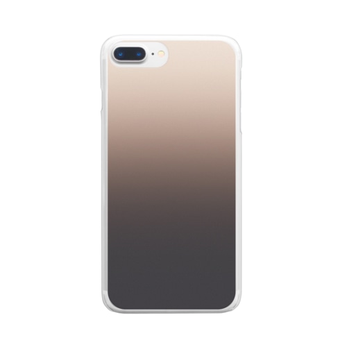 グラデーション Mellow Knot - Clear Smartphone Case