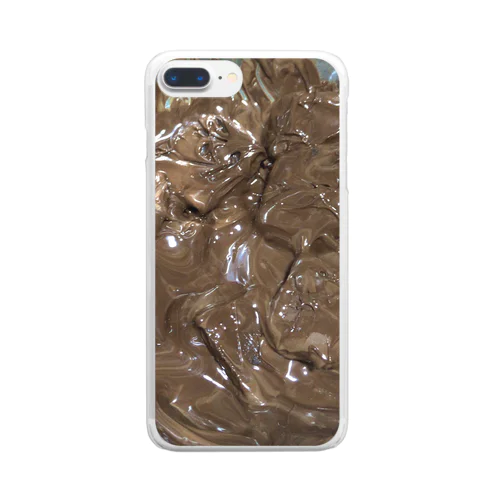 マーブルチョコ Clear Smartphone Case