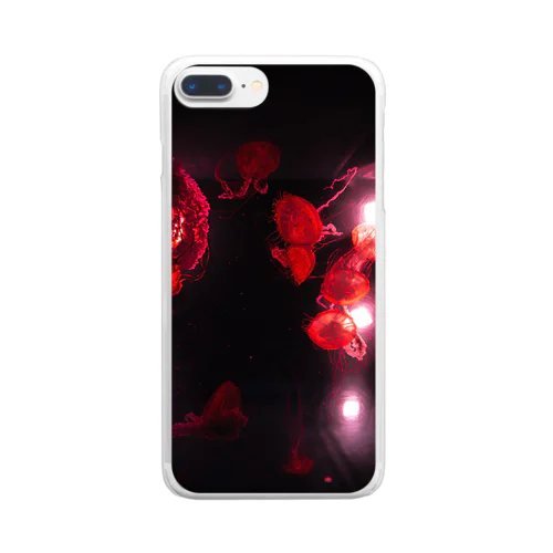 海月- 紅 - Clear Smartphone Case