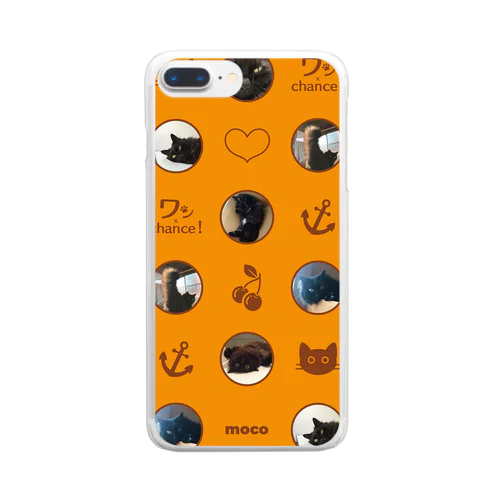 Orange Moco  Clear Smartphone Case