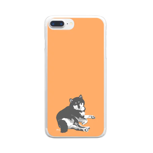 だる柴犬 Clear Smartphone Case