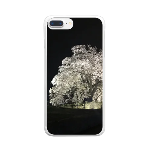 夜桜 Clear Smartphone Case