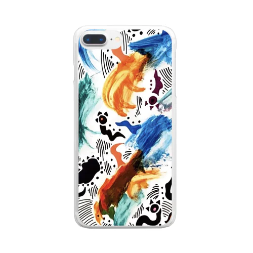 color ghost one Clear Smartphone Case