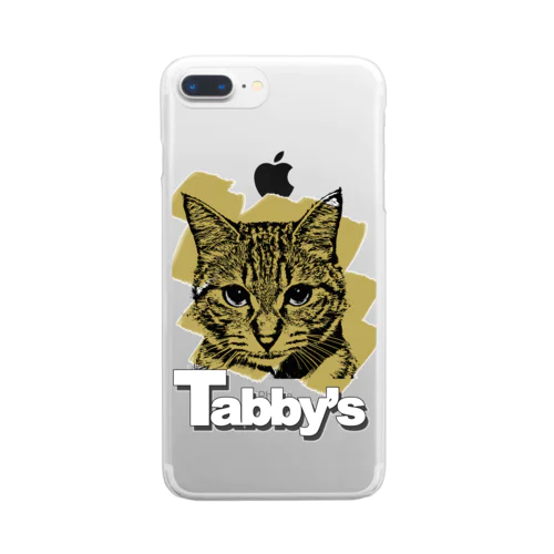 Tabby's ロゴ有り Clear Smartphone Case