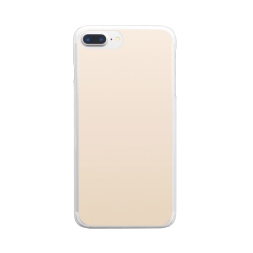 グラデーション Jade Milk Tea Clear Smartphone Case