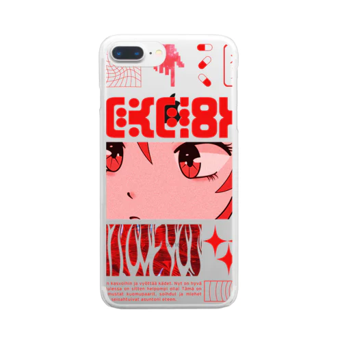 イミテーション・レッド Clear Smartphone Case