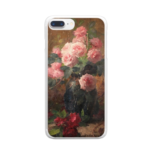 フランス・モルテルマン《バラの静物》 Clear Smartphone Case