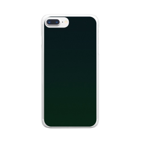 グラデーション Extraterrestrial Mood Clear Smartphone Case