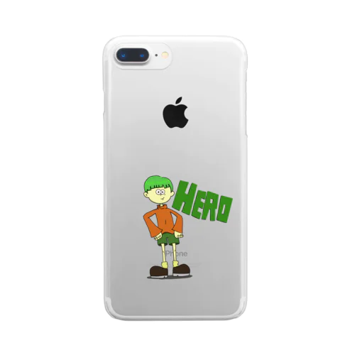 HEROになりたい男の子🌞 Clear Smartphone Case