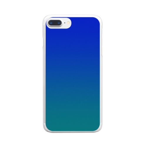 グラデーション Blurred Brain Clear Smartphone Case