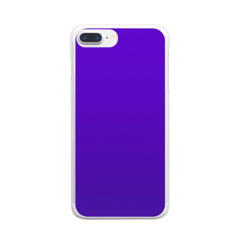 グラデーション Sneak Around Clear Smartphone Case