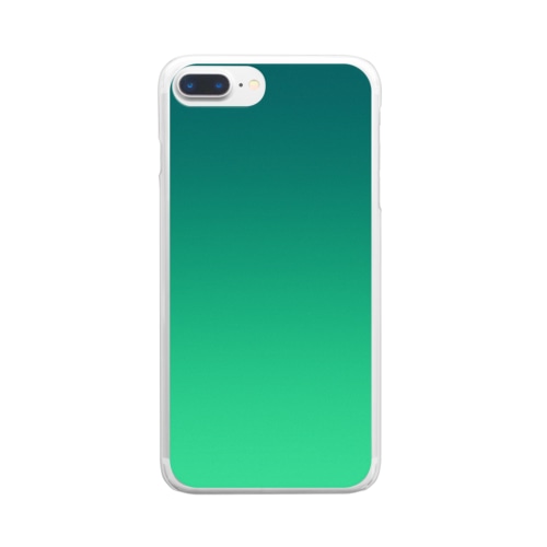 グラデーション Abyss Entrance Clear Smartphone Case